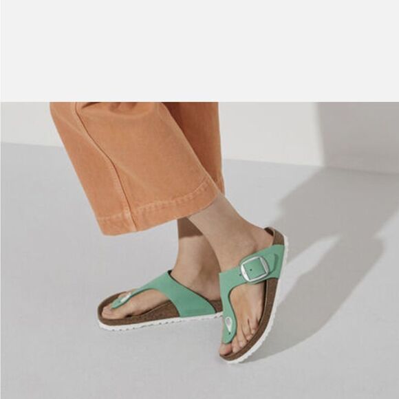 Birkenstock Gizeh Big Buckle Sandal Jade green 37 - Picture 5 of 9